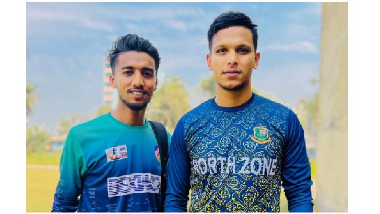 জাতীয় দলের অলরাউন্ডার সাইফ উদ্দিনের সাথে হৃদয়