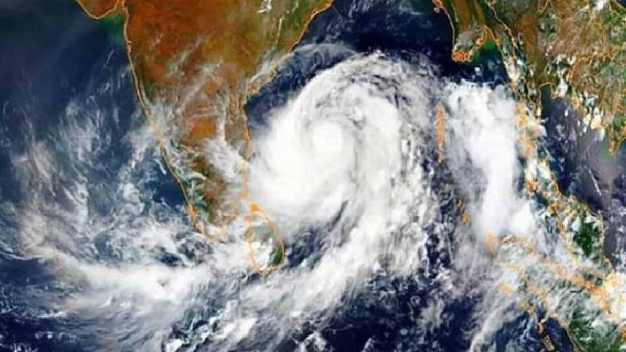 বঙ্গোপসাগরে সৃষ্ট গভীর নিম্নচাপটি ঘূর্ণিঝড় মিগজাউমে পরিণত হয়েছে