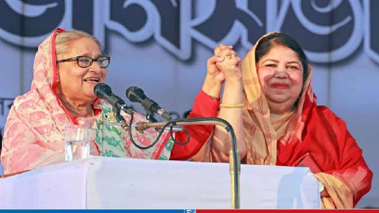 প্রধানমন্ত্রী শেখ হাসিনা ও ড. শিরীন শারমিন চৌধুরী