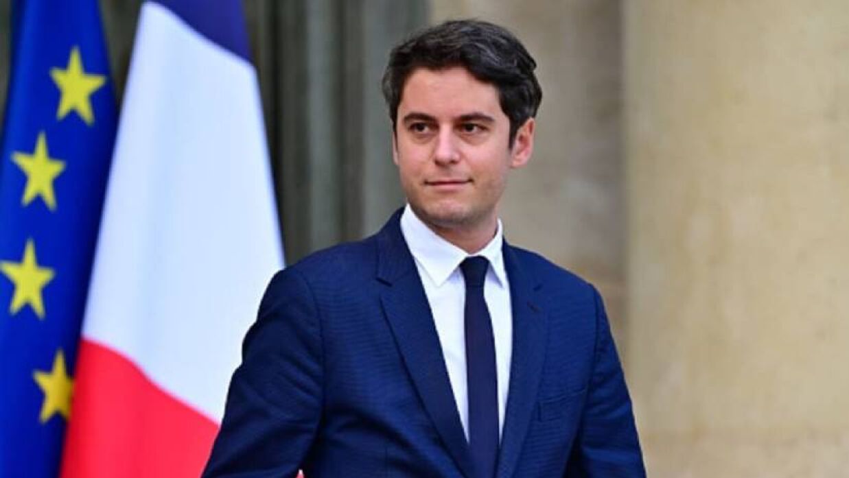 ফ্রান্সের প্রধানমন্ত্রী গ্যাব্রিয়েল আতাল