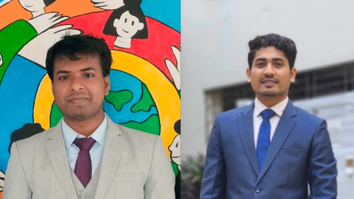 সভাপতি জুবায়ের রহমান এবং সাধারণ সম্পাদক সাঈদ হাসান।