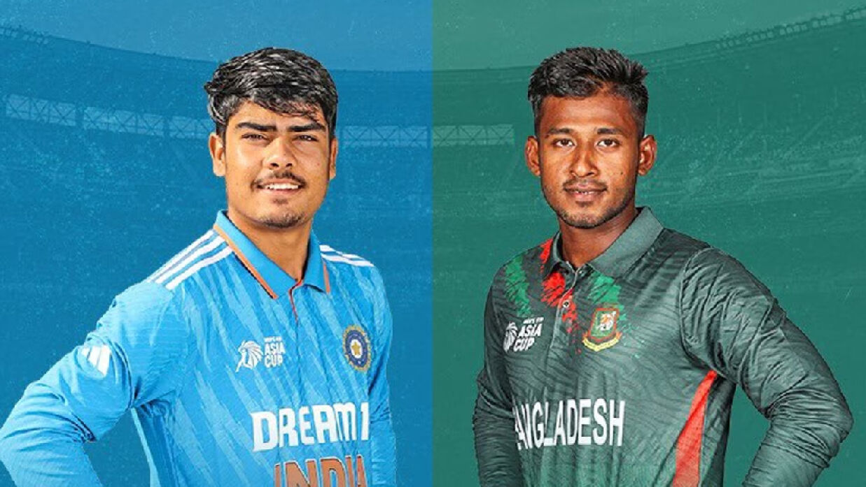 দুপুরে হাইভোল্টেজ ম্যাচে ভারতের মুখোমুখি হচ্ছে বাংলাদেশের যুবারা