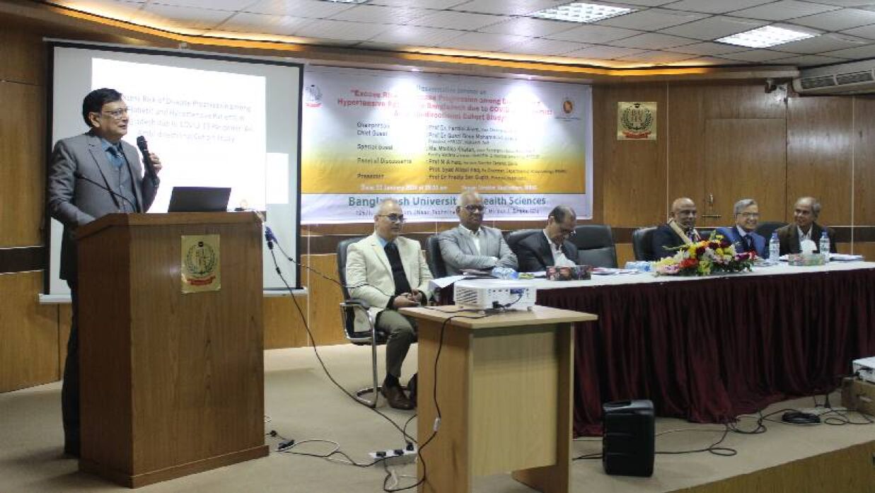 ডায়াবেটিস ও উচ্চরক্ত চাপে ভোগা করোনা রোগীদের বিশেষ যত্ন প্রয়োজন