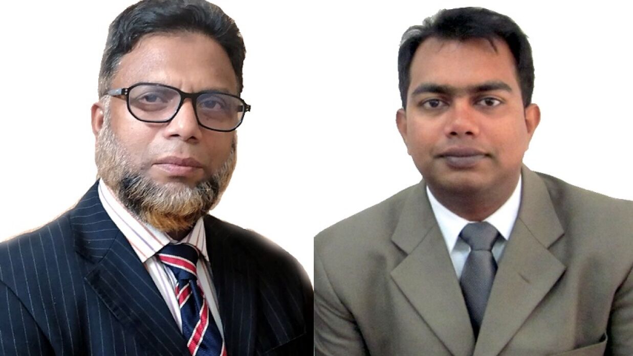 নবনির্বাচিত সভাপতি অধ্যাপক ড. এস এম ফিরোজ ও সাধারণ সম্পাদক মোহাম্মদ রকিবুল হাসান সিদ্দিকী