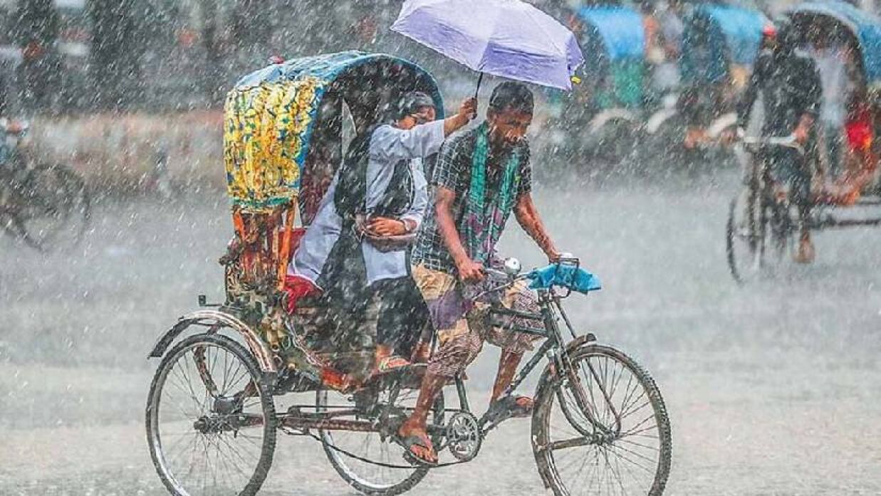 আজ দুই বিভাগে বজ্রসহ বৃষ্টির আভাস