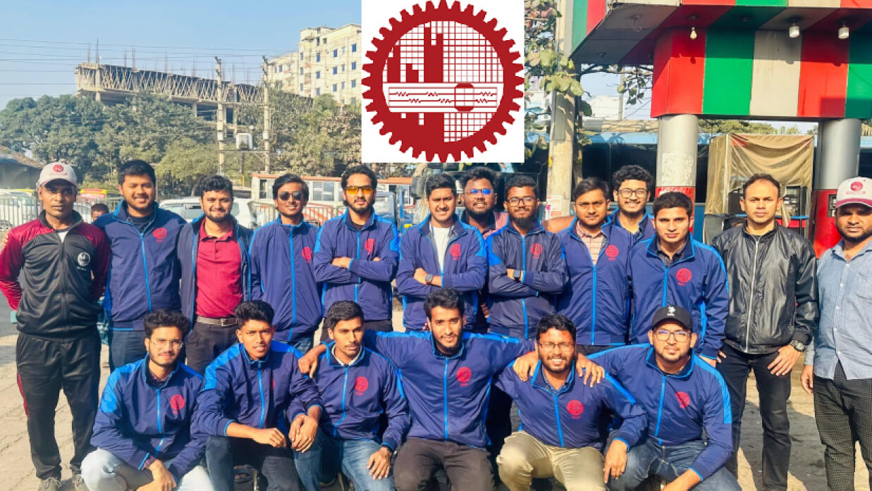 রাজশাহীতে যাওয়ার পূর্বে বুয়েট ক্রিকেট টিমের সদস্যরা