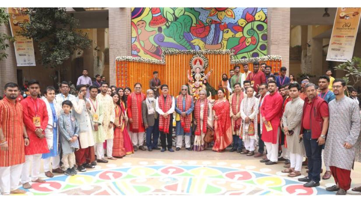 নর্থ সাউথে সনাতন ধর্মাবলম্বীদের অন্যতম ধর্মীয় উৎসব সরস্বতী পূজা উদ্‌যাপিত