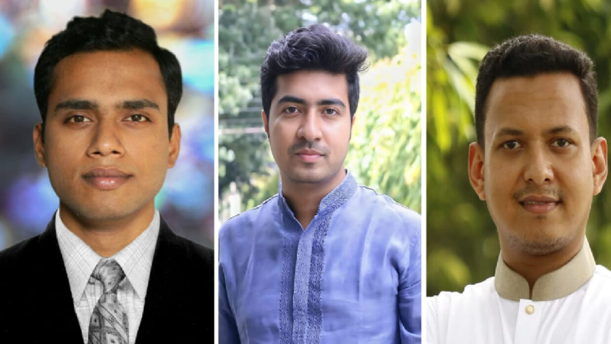 মো. তাওহিদুল ইসলাম, তুহিন রায়হান ও মো. রাকিবুল ইসলাম