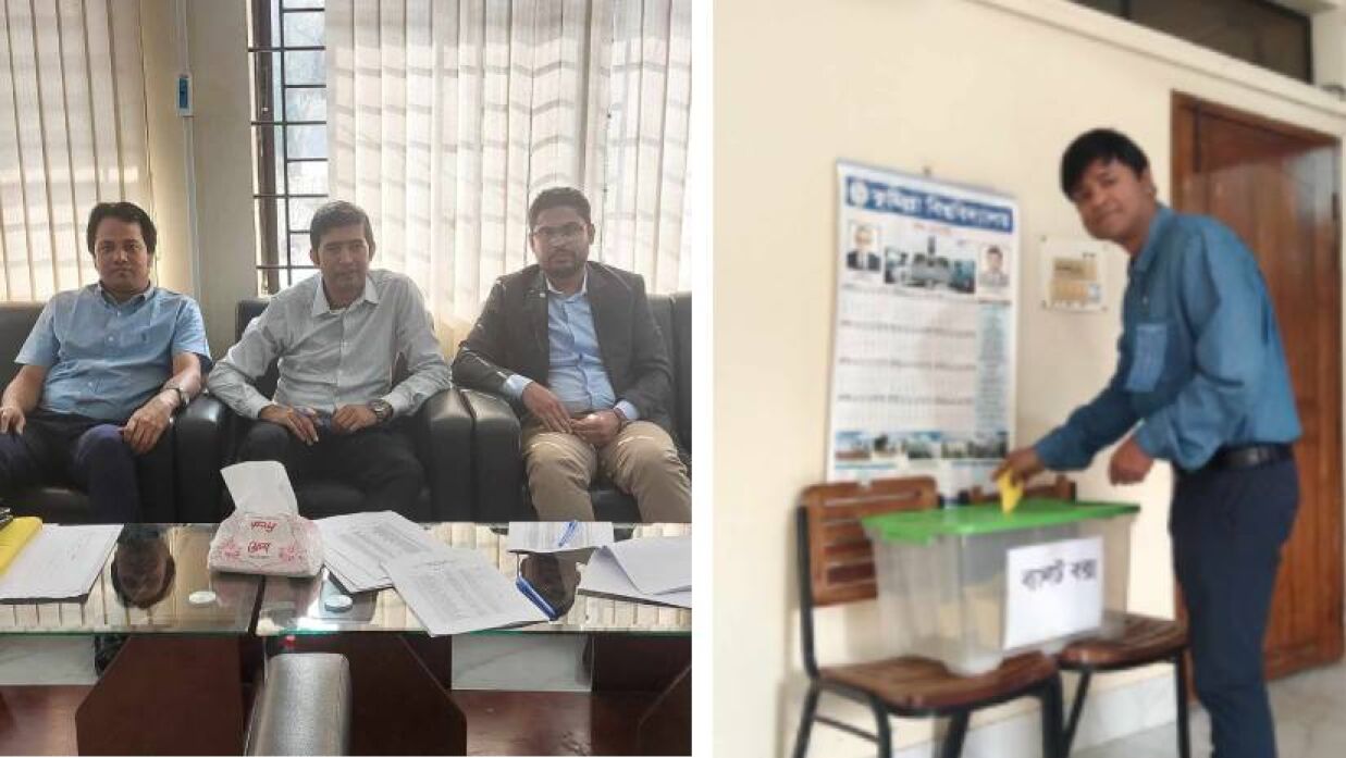 কুবি শিক্ষক সমিতি নির্বাচনের ভোট গ্রহণ শুরু  