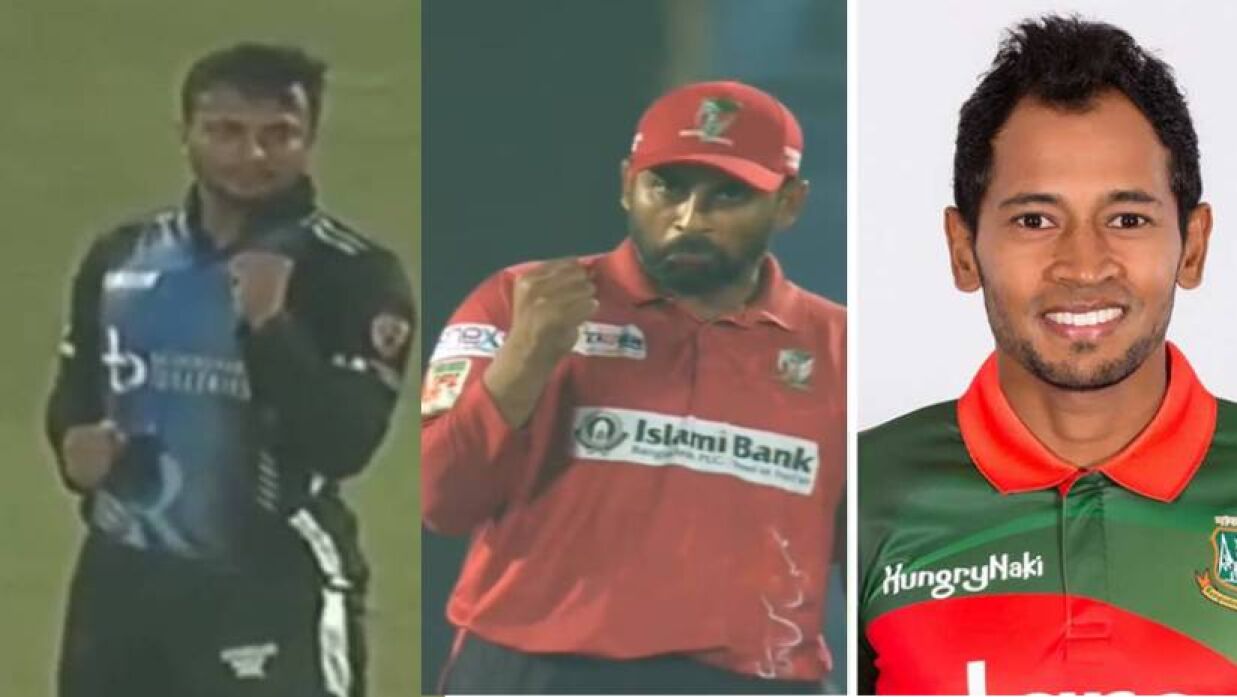 সাকিবের আউটের পর তামিমের ‘ব্যাঙ্গাত্মক উদযাপন’ নিয়ে যা বললেন মুশফিক