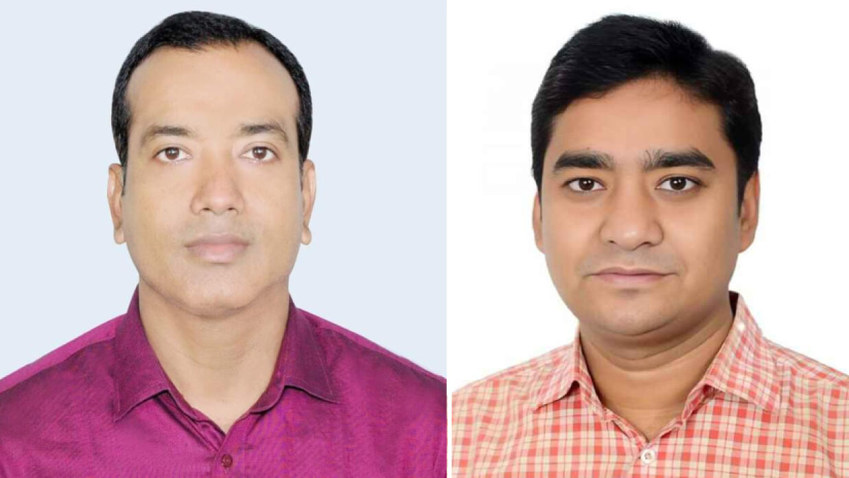 সভাপতি রাকিবুল ইসলাম রাকিব এবং সাধারণ সম্পাদক নাসির উদ্দীন নাসির