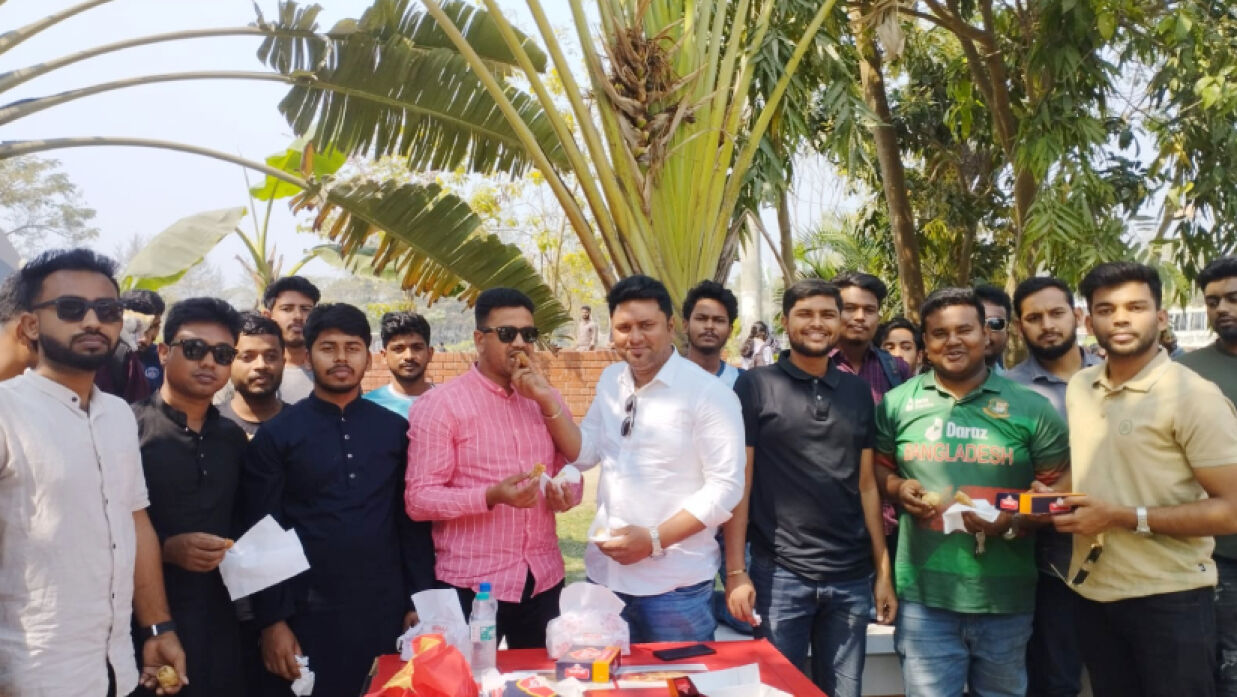 ‘জয় বাংলা’ চত্বর উদ্বোধন করলেন পাবিপ্রবি ছাত্রলীগ