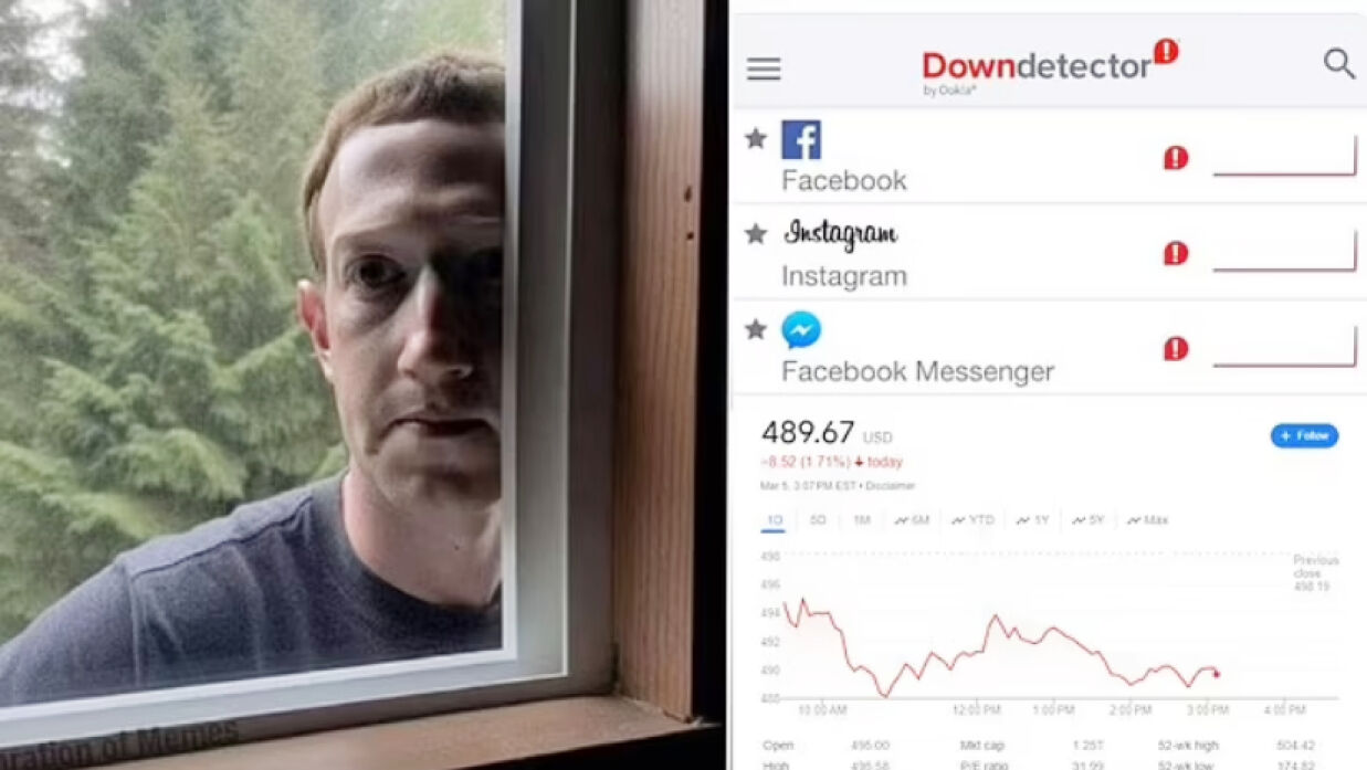 বিশ্বজুড়ে মেটার আওতাধীন ফেসবুকের সার্ভার ডাউন হওয়ার এক ঘণ্টার বেশি সময় পর সচল হয়েছে