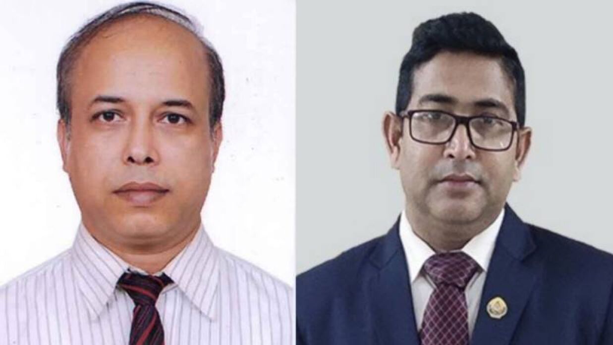 অধ্যাপক মোহাম্মদ আনোয়ার হোসেন ও অধ্যাপক ড. মো. আলমগীর কবির