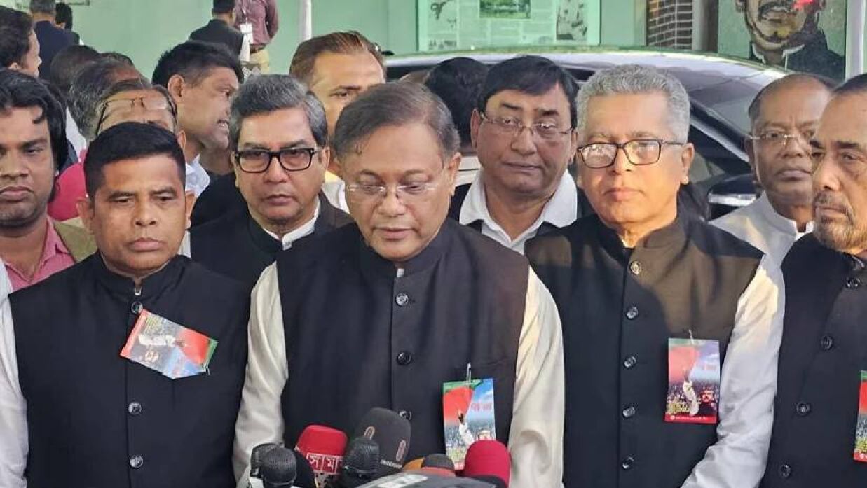 আওয়ামী লীগের যুগ্ম সাধারণ সম্পাদক ও পররাষ্ট্রমন্ত্রী ড. হাছান মাহমুদ।