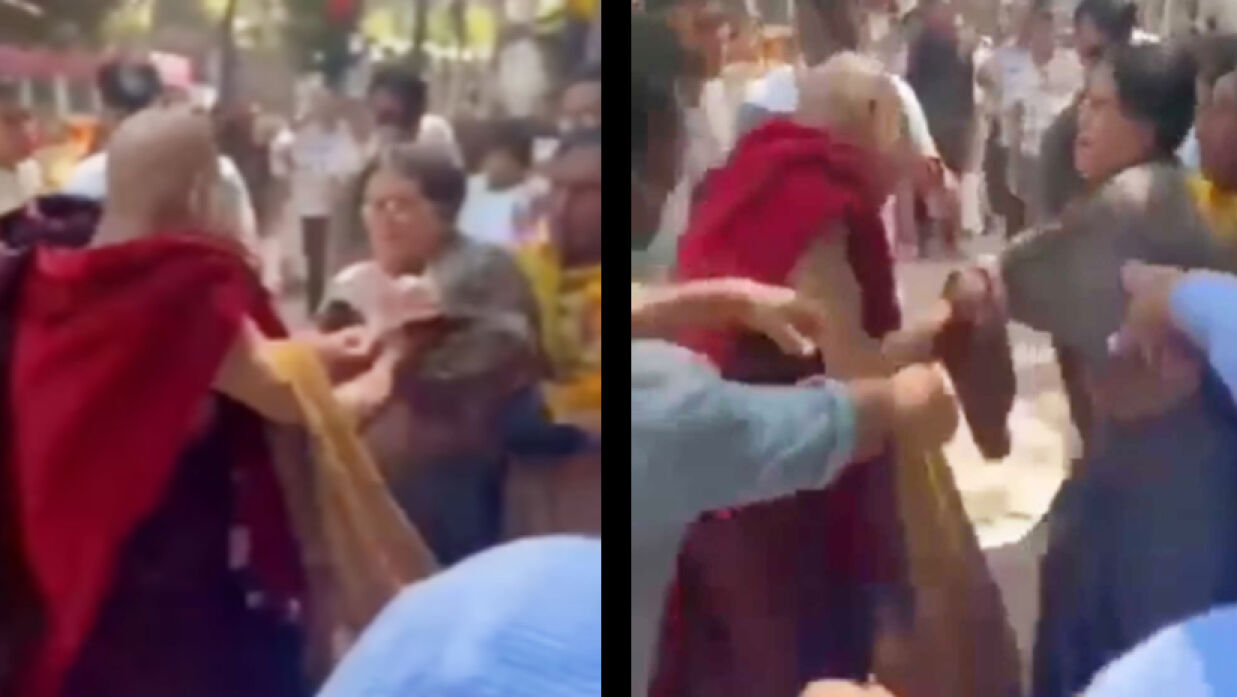 নারী দিবসে বৌদ্ধ নেত্রীর শাড়ি টানাহেঁচড়া চবি অধ্যাপকের