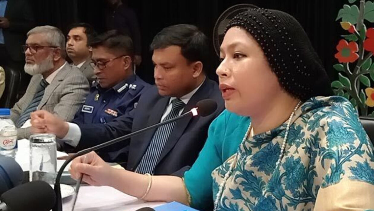 প্রাথমিক ও গণশিক্ষা মন্ত্রণালয়ের প্রতিমন্ত্রী রুমানা আলী
