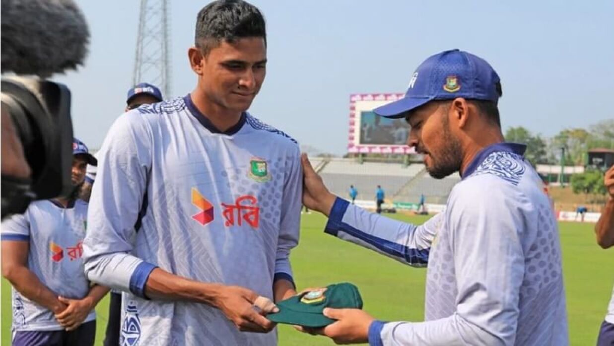 ক্রিকেটে গতির ঝড় তুলতে অভিষেক টাইগার পেসার নাহিদের