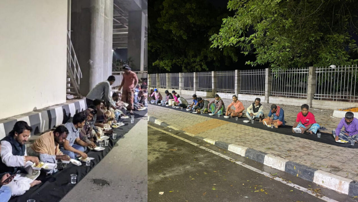 ঢাকা বিশ্ববিদ্যালয় এলাকায় উন্মুক্ত সেহেরির আয়োজন ছাত্রলীগের