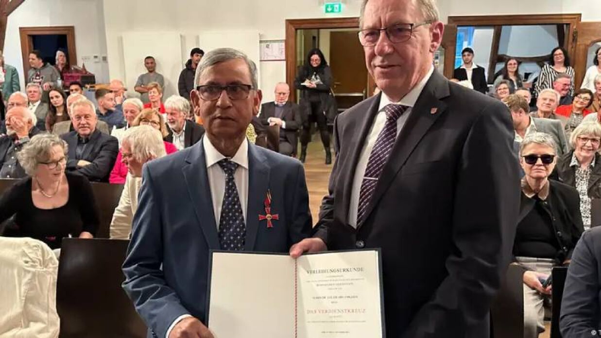 জার্মান সরকারের সর্বোচ্চ পুরস্কার পেলেন বাংলাদেশি বিজ্ঞানী ড. গোলাম আবু জাকারিয়া