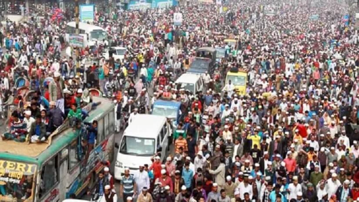 দেশের জনসংখ্যা ১৭ লাখ ৬১ হাজার বেড়েছে