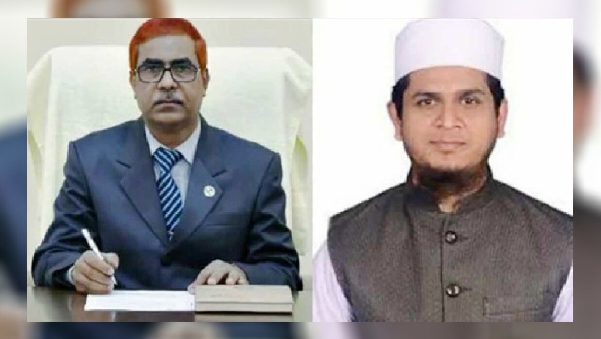 অধ্যাপক রফিকুল ইসলাম সেখ ও অধ্যাপক সেলিম হোসেনে