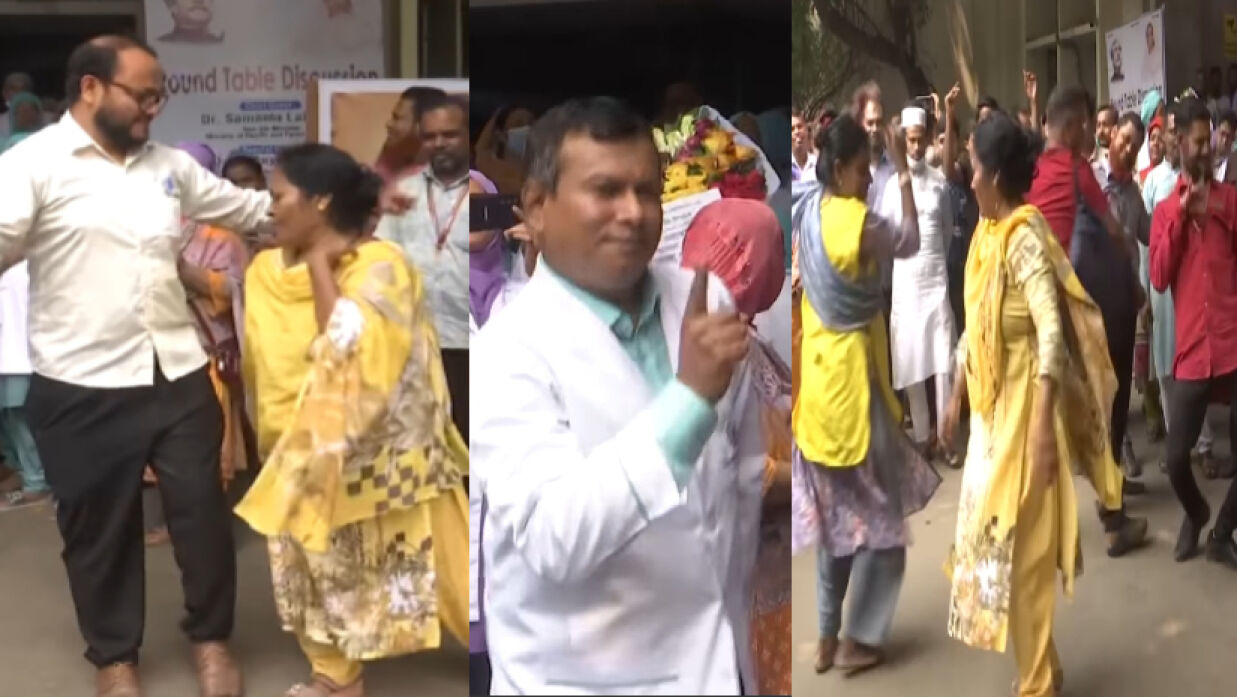 কমকর্তাদের নাচের দৃশ্য
