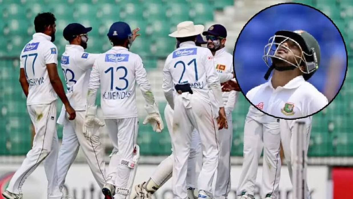 টেস্টে লঙ্কানদের বিপক্ষে ঘরের মাঠে হোয়াইটওয়াশ বাংলাদেশ
