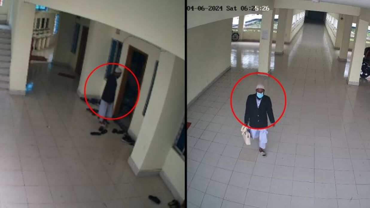 মাভাবিপ্রবিতে মাথায় টুপি, মুখে দাড়ি, মাস্ক পরে শিক্ষার্থীর ল্যাপটপ চুরি