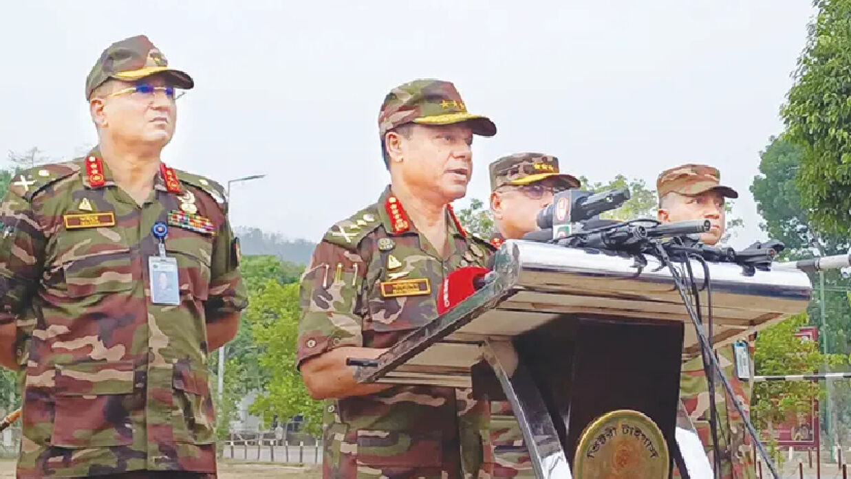 সন্ত্রাসীরা নির্মূল না হওয়া পর্যন্ত অভিযান চলবে: সেনাপ্রধান