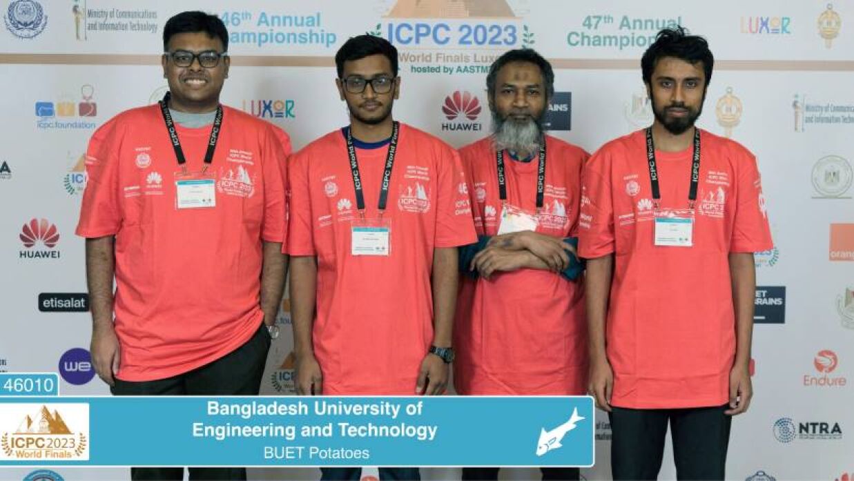 পশ্চিম এশিয়ায় চ্যাম্পিয়ন বুয়েটের টিম পটেটোস