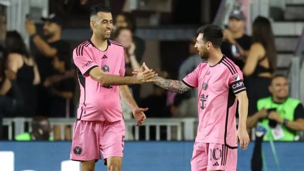 মিয়ামির হয়ে গোল করেছেন লিওনেল মেসি ও সার্জিও বুসকেটস