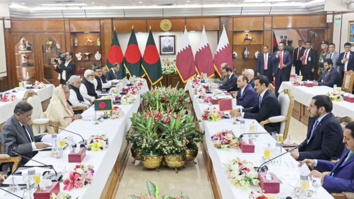 কাতার ও বাংলাদেশের মধ্যে ১০ চুক্তি ও সমঝোতা স্মারক সই