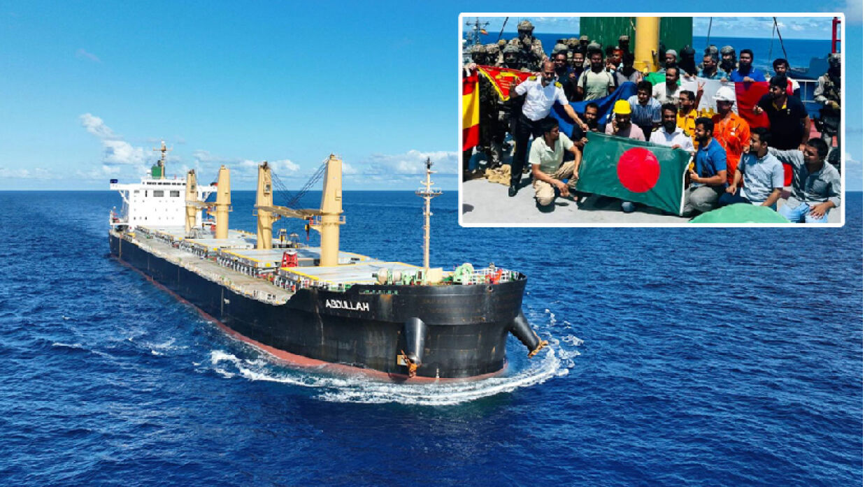 জাহাজে থাকা ২৩ নাবিক