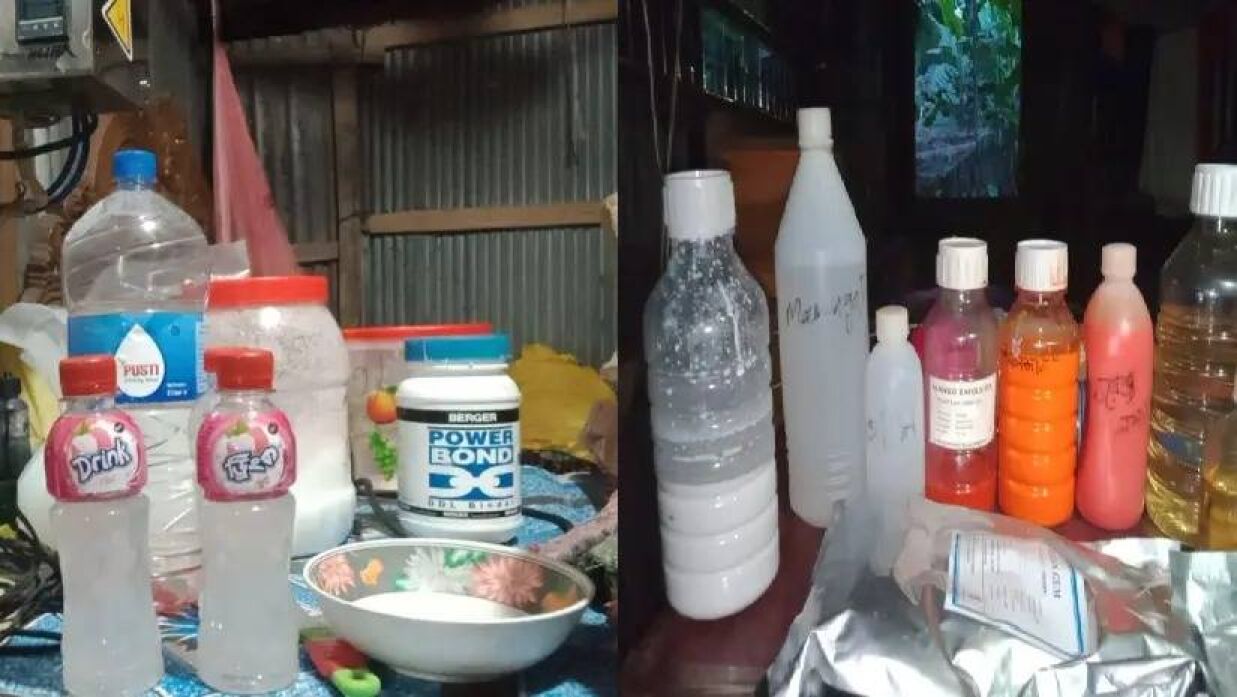 সন্ধান মিলেছে নকল ড্রিংকো জুস তৈরির কারখানার