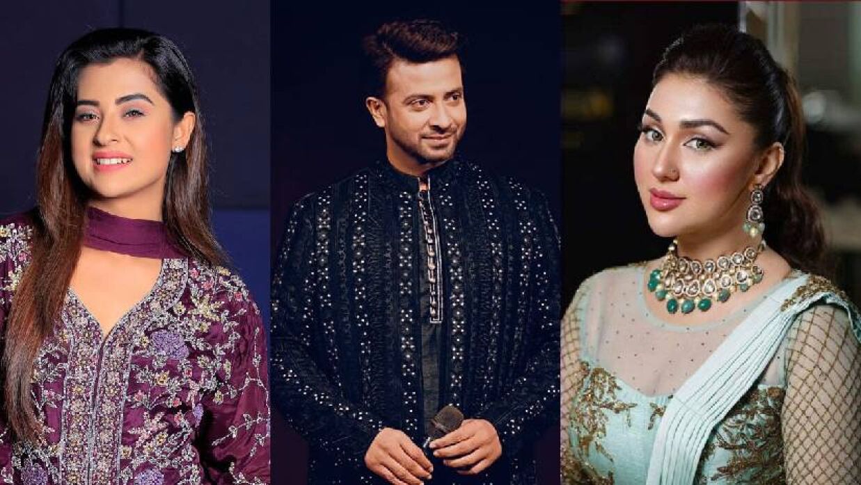 শবনম বুবলী, শাকিব খান ও অপু বিশ্বাস 