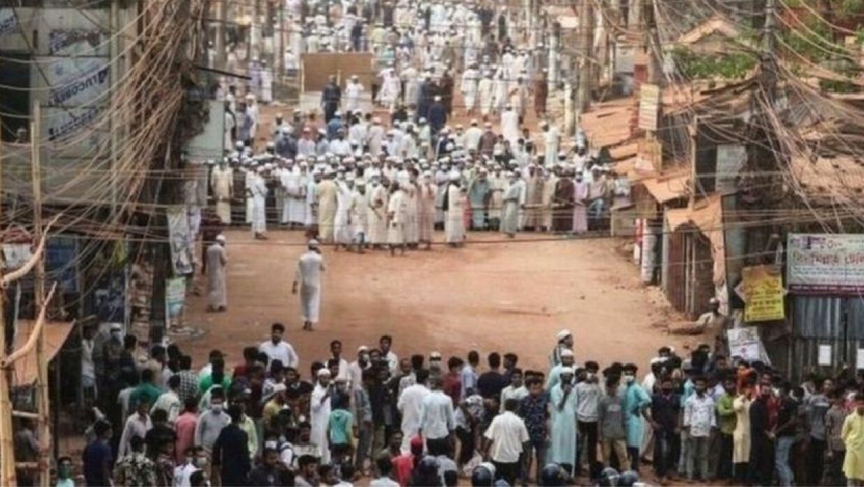 ২০২১ সালে নরেন্দ্র মোদী বিরোধী বিক্ষোভের ডাক হেফাজতের