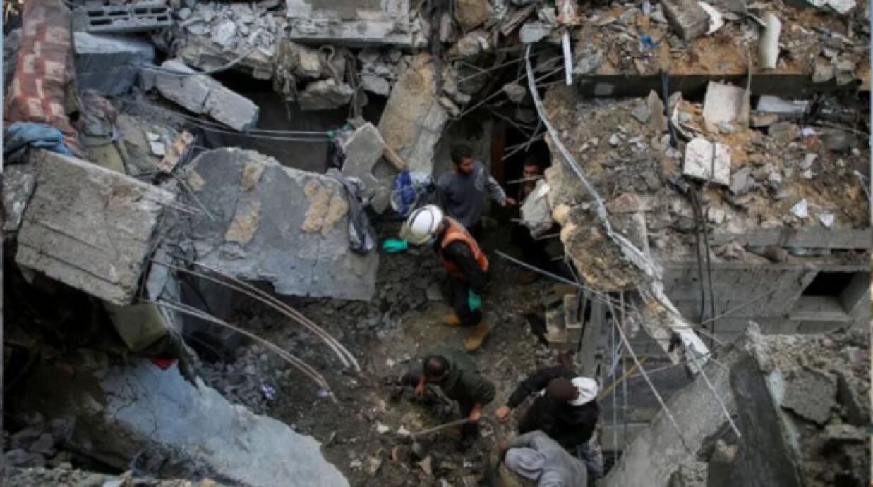 লণ্ডভণ্ড রাফা শহর