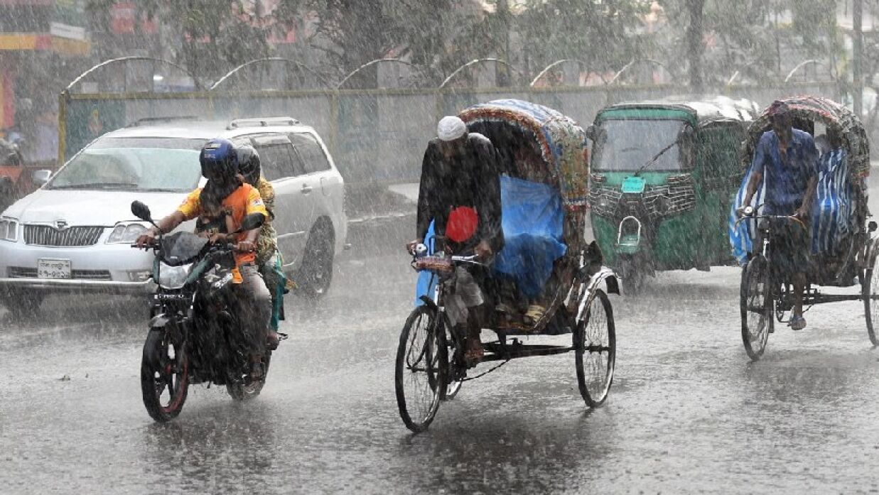 ছয় বিভাগের বিভিন্ন স্থানে বৃষ্টির পূর্বাভাস