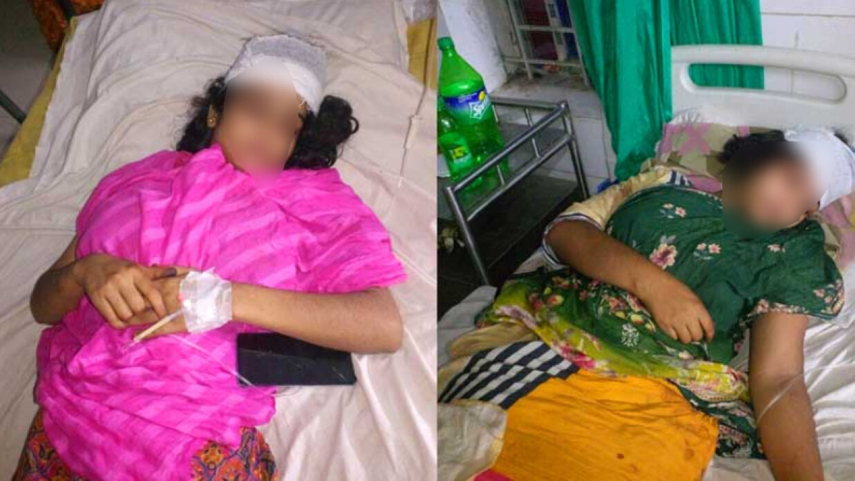 হাতুড়ি দিয়ে জমজ ২ বোনকে পেটালেন ছাত্রলীগ নেতা