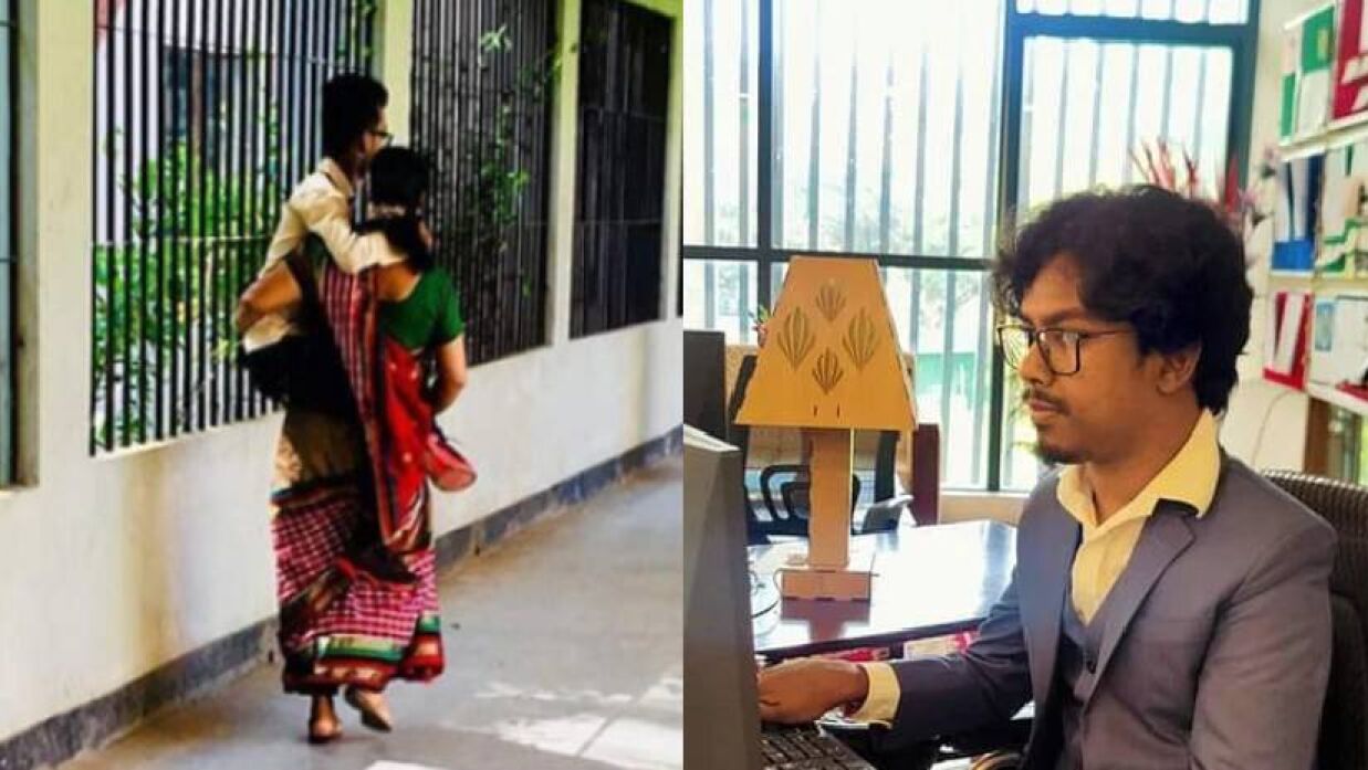 মায়ের কোলে এসে ঢাবিতে পরীক্ষা দেওয়া সেই হৃদয় ইন্টার্ন করছে পররাষ্ট্র মন্ত্রণালয়ে