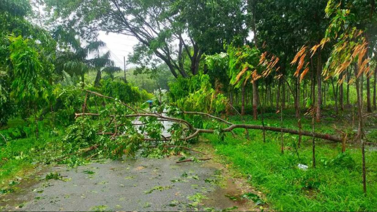 ঘূর্ণিঝড় রেমালের তাণ্ডব