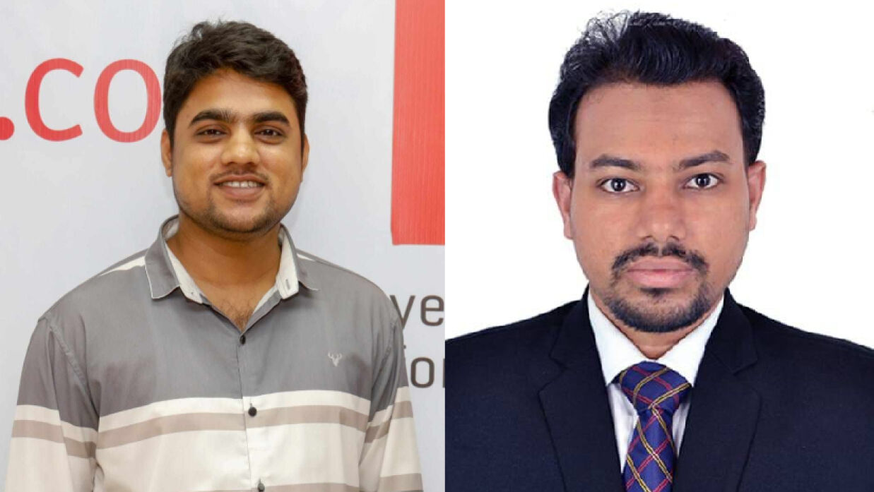 ডুজার ভারপ্রাপ্ত সভাপতি রাসেল সরকার ও সম্পাদক নাসিমুল হদা