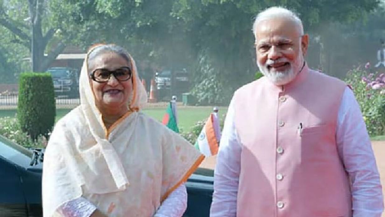 শেখ হাসিনা ও নরেন্দ্র মোদি