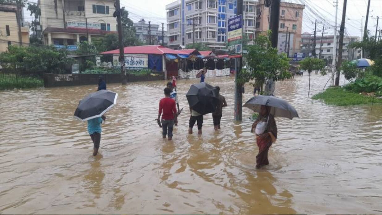 সিলেটে বন্যা