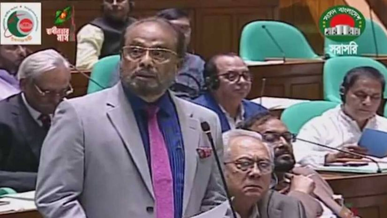 সংসদে বিরোধীদলীয় নেতা জি এম কাদের