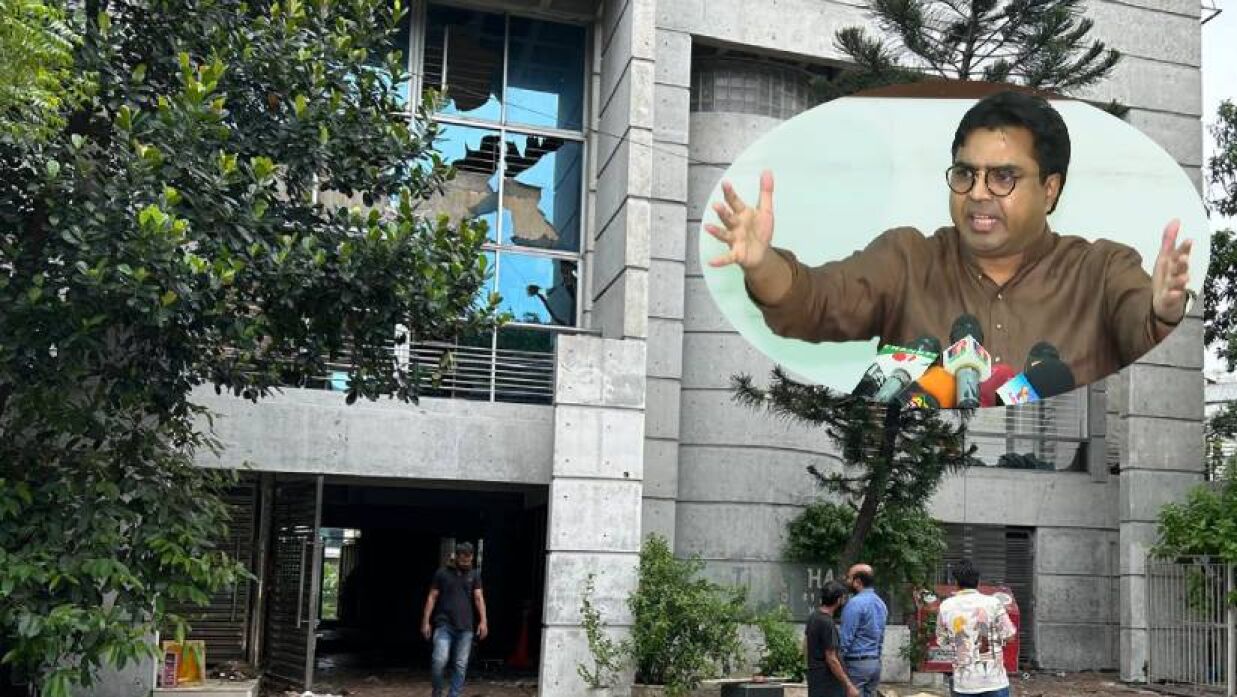 সাঈদ খোকনের বাড়িতে ভাঙচুর