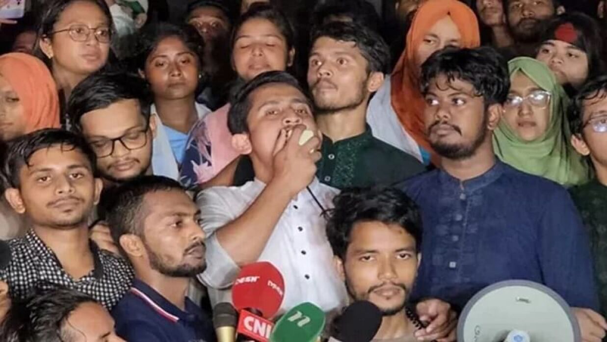 বৈষম্যবিরোধী ছাত্র আন্দোলনের সমন্বয়ক সারজিস আলম