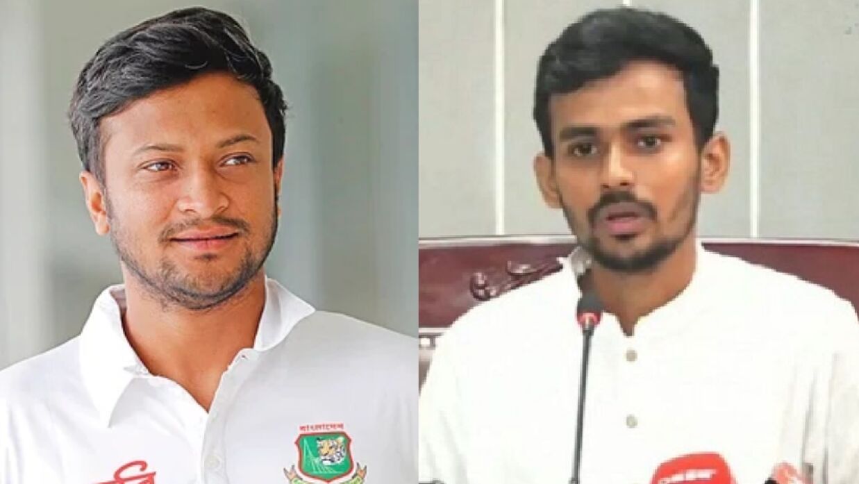 সাকিব আল হাসান ও আসিফ মাহমুদ সজীব ভুঁইয়া
