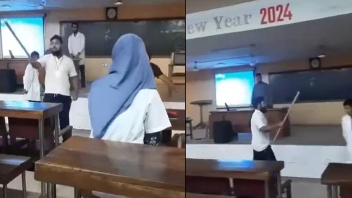 মেডিকেল কলেজের লেকচার রুমে ঢুকে পড়েন যুবক